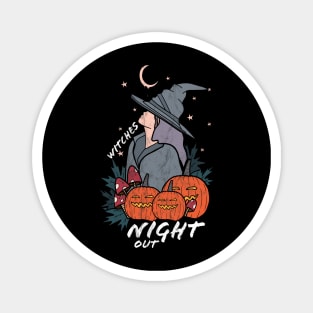 Witches night out Magnet